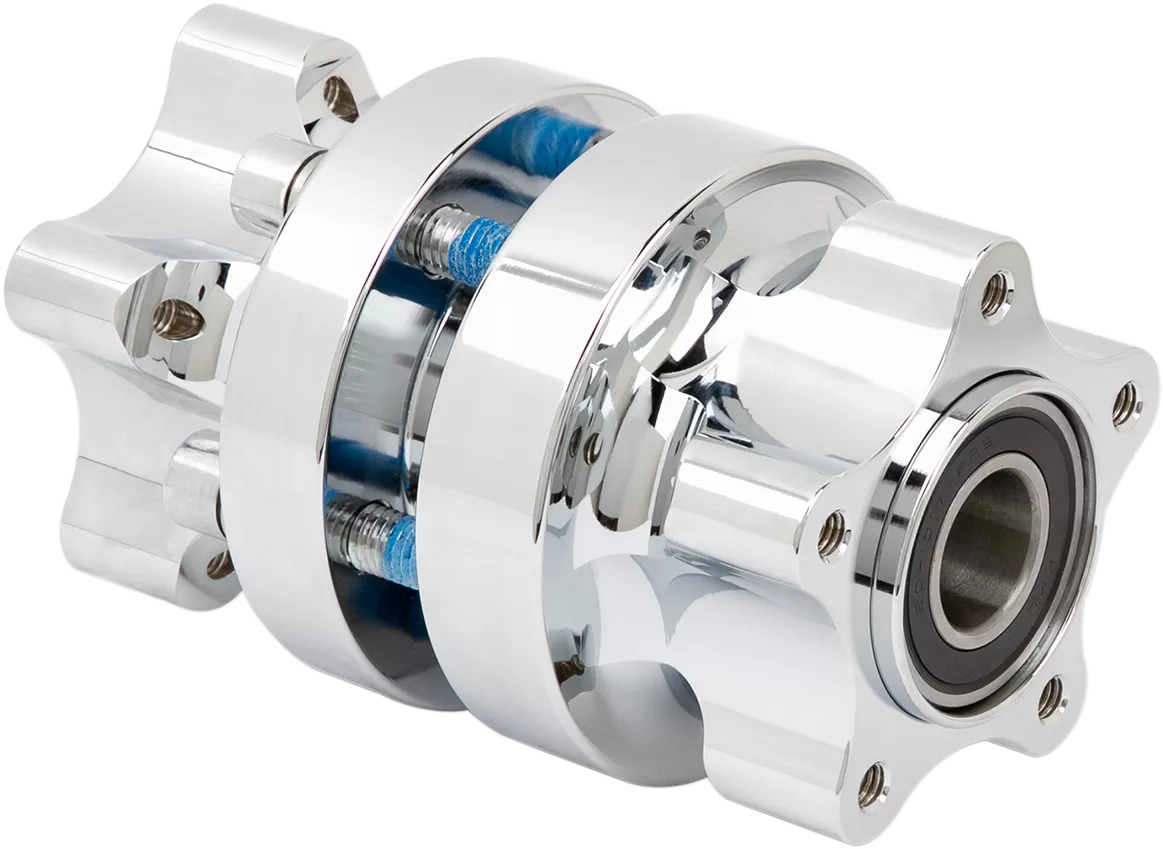 ARLEN NESS Front/dual Disc Cartridge Hub Kit for '00-'07 Touring with Chrome Finish (Part 71-605)