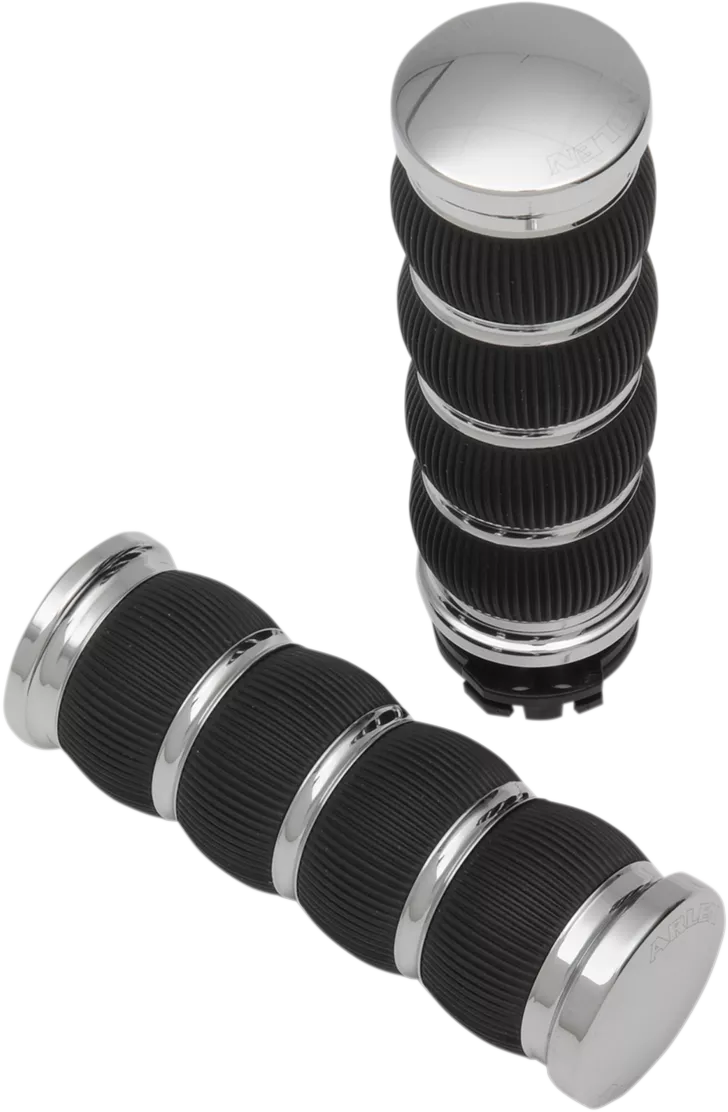 ARLEN NESS Fusion Ring Leader Grips with Cable - Chrome Part 07-312