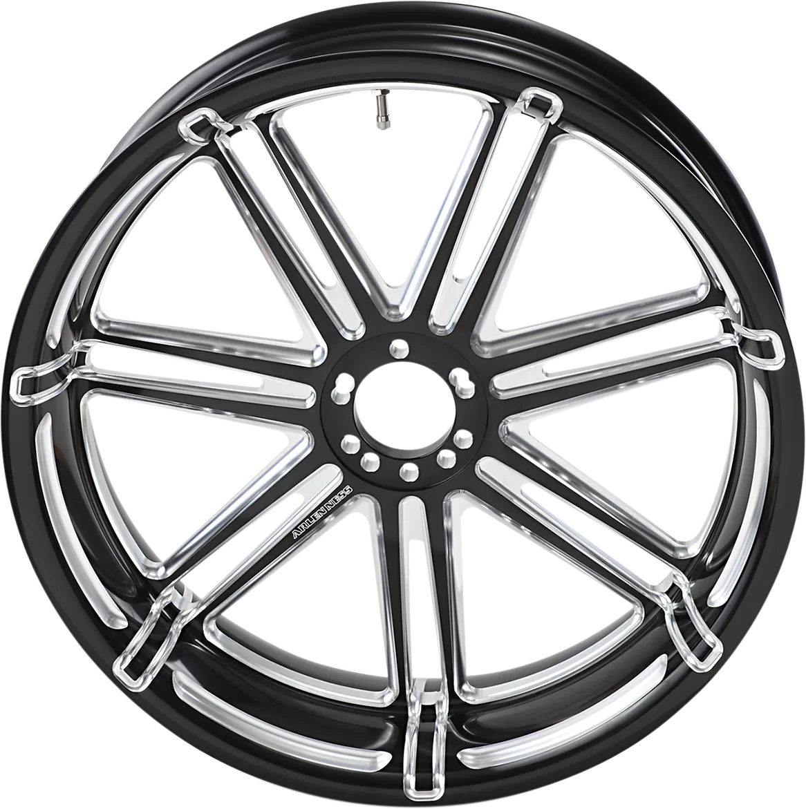 Arlen Ness Rear 7-Valve Rim - Black - 18x5.5 inches - Part No. 71-522