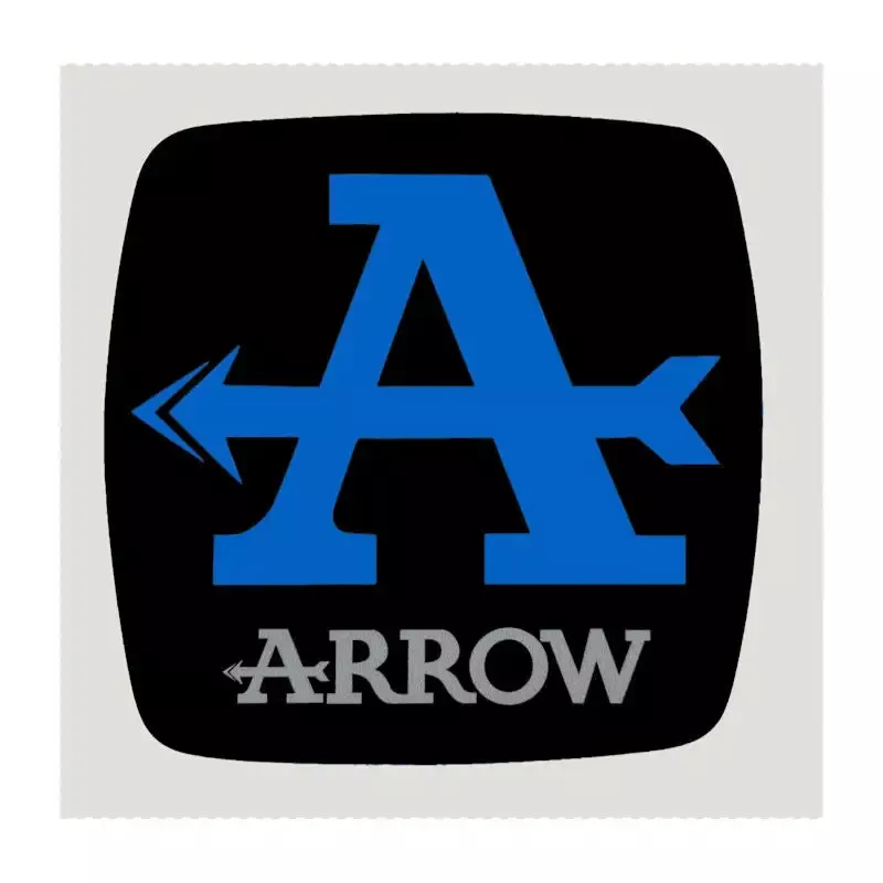 Arrow High Tac Blue Muffler Sticker