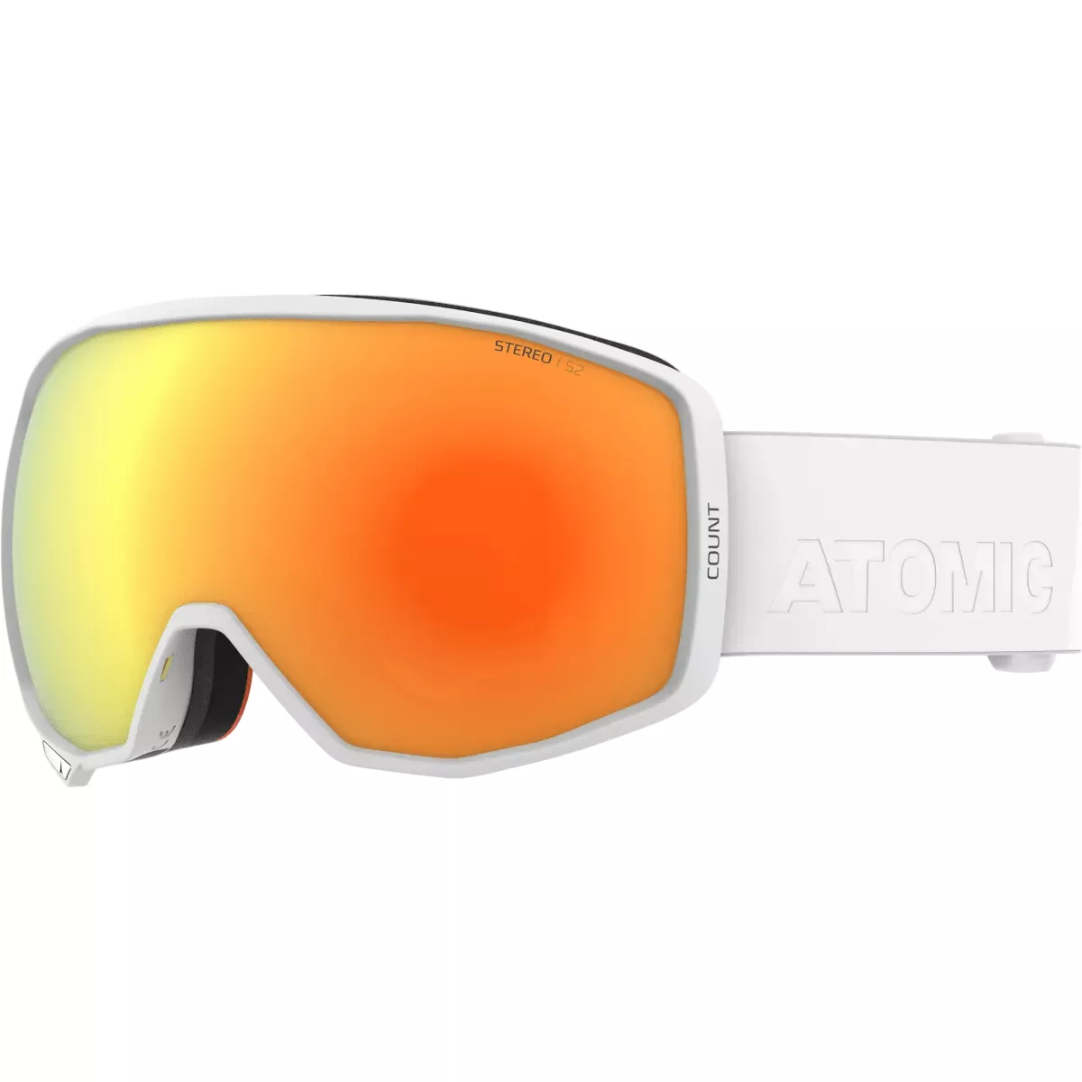 ATOMIC COUNT STEREO W/RED ST C2 goggles - white