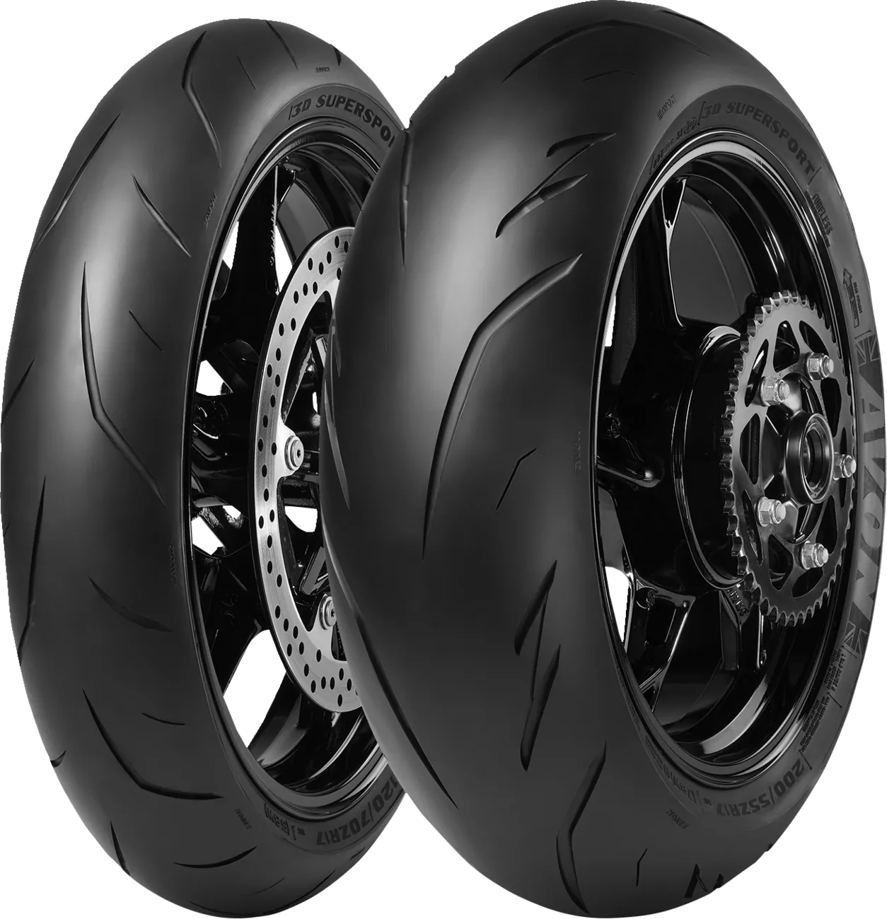 AVON 3D Supersport Rear Tire 190/55ZR17 (75W) - Model 640628