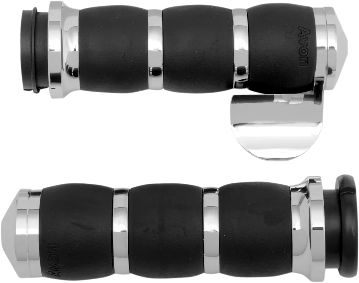 AVON GRIPS 3-Ring Velvet Air Grips with Throttle Boss for Cruiser Bikes * Model AIR-93-FLY-BOSS