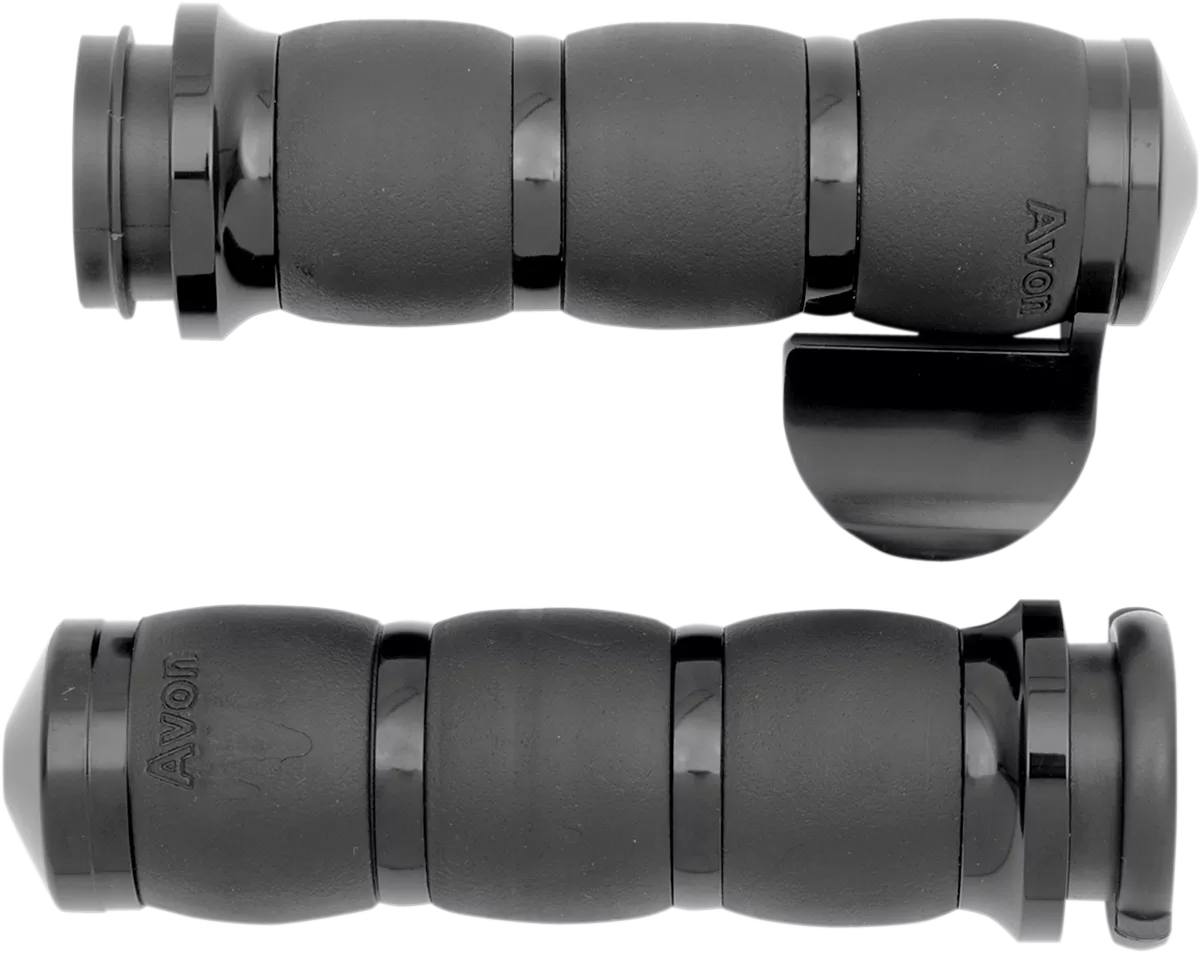 AVON Grips 3-Ring Velvet Air Grips with Throttle Boss for Motorcycles - Model AIR-96-FLY-BOSS