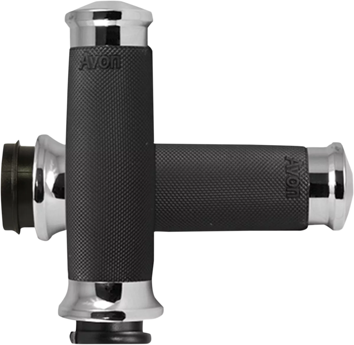 AVON GRIPS Custom Contour Grips - TBW - Chrome CC-85-CH-FLY for Mountain Bikes and Motorcycles