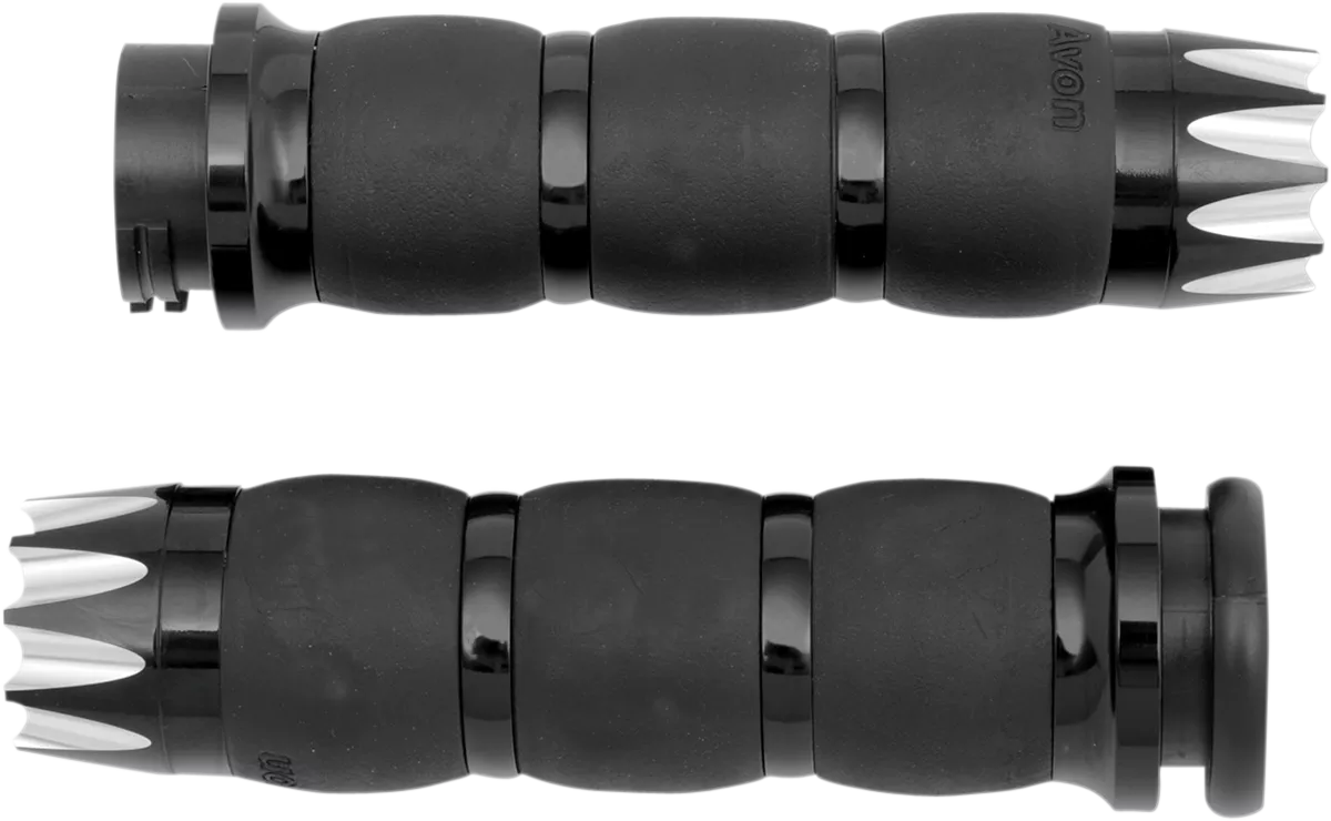 AVON GRIPS Excalibur Velvet Air Grips - Black AIR-96-ANO-EX