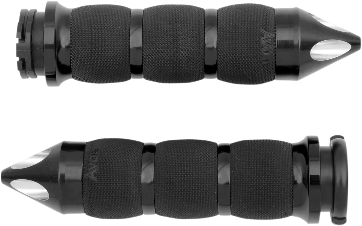 AVON GRIPS Spike Air Cushioned Grips - Black (Part Number AIR-90-ANO-SPK)