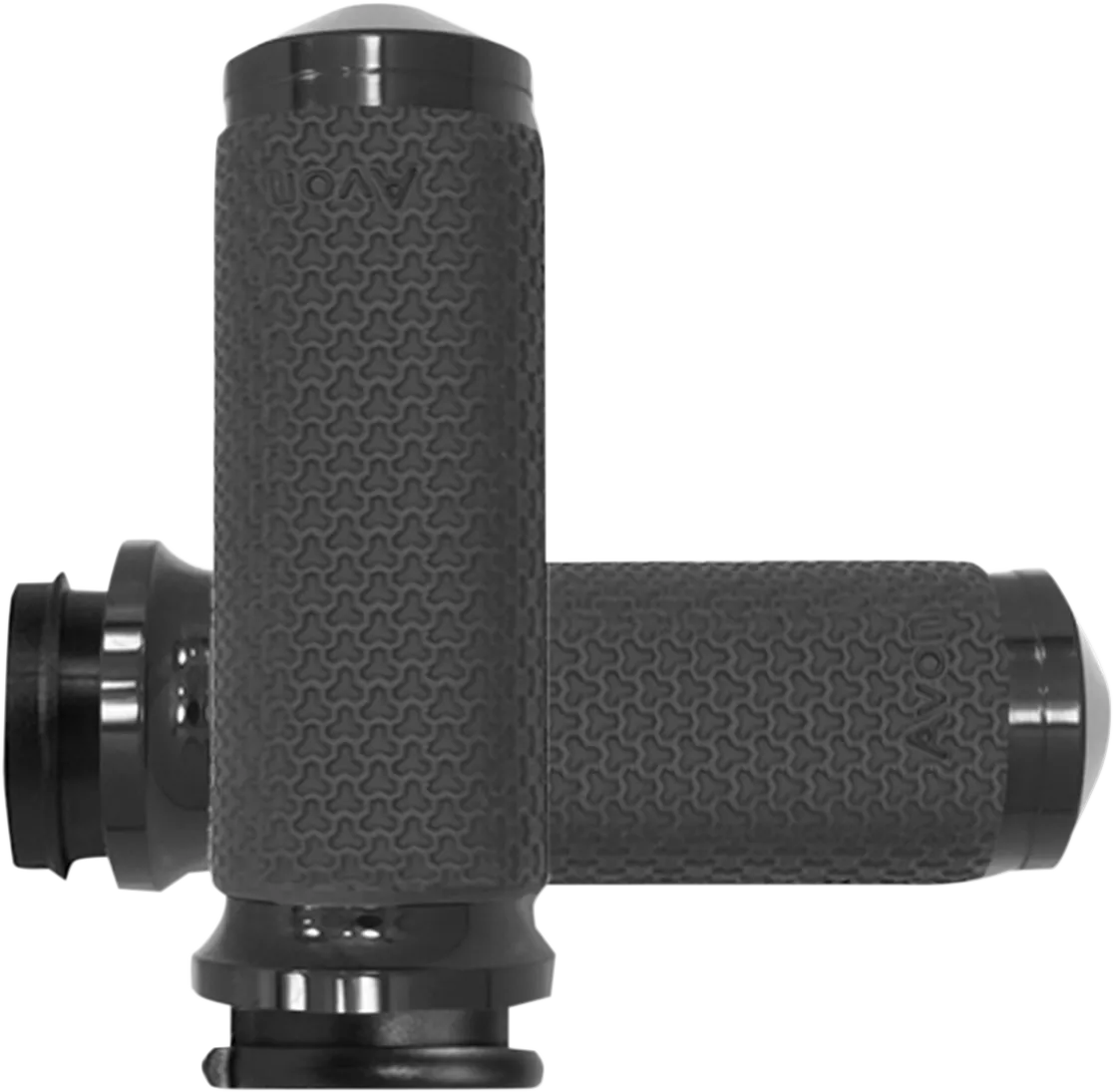 AVON GRIPS Vibration Dampening Memory Foam Grips - Large Black | Part Number MF-63B-ANO-FLY
