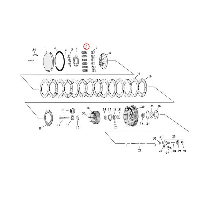 Barnett Heavy-D Clutch Springs for Harley-Davidson