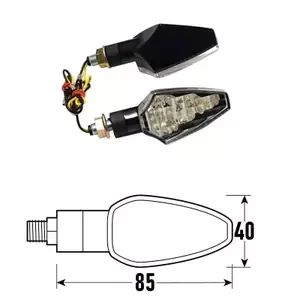BCRLED motorcycle indicators Dart (x2)