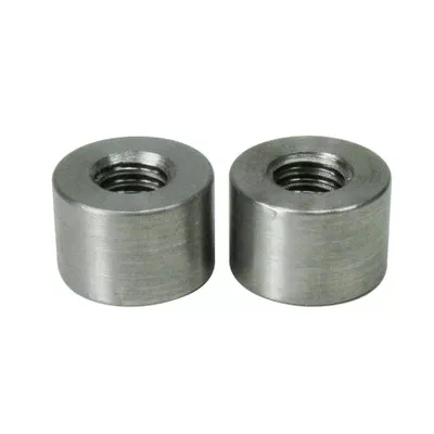 Billet Proof 1/2" Straight Bung – 3/8”-16 Internal Thread – Great for fabricating and mounting just about anything that needs a 3/8"-16 fastener - Mild Steel - Made In The USA