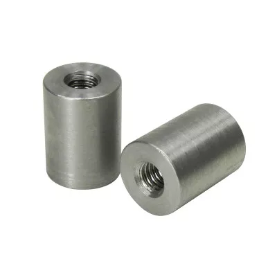 Billet Proof 1" Long Straight Bung, 3/4" OD w. 5/16”-18 Internal Thread, Stainless Steel – Great for fabricating - Made In The USA - 159174