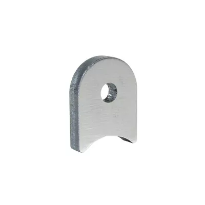 Billet Proof Coped Mounting Tab - 1/4” Thick Mild Steel - 5/16"-18 Thread - Made In The USA