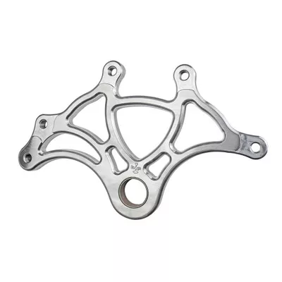 Billet Proof Dual Rear Brake Caliper Bracket/Hanger/Mount - Brushed Billet Aluminum - Fits DNA, Total Performance, Ultima & Performance Machine Calipers - For 3/4" Axle with an 11-1/2" Rotor - Made In USA