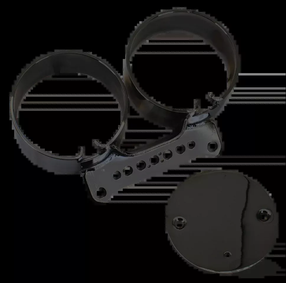 Black Dual Indicator Mounting Bracket for Harley-Davidson XL/FXR95-05