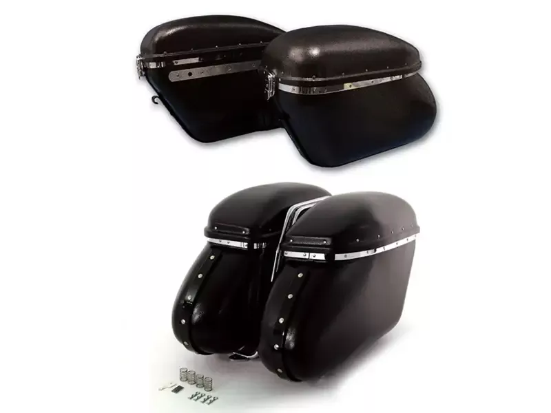 Black Magic Royalite Saddlebag Set