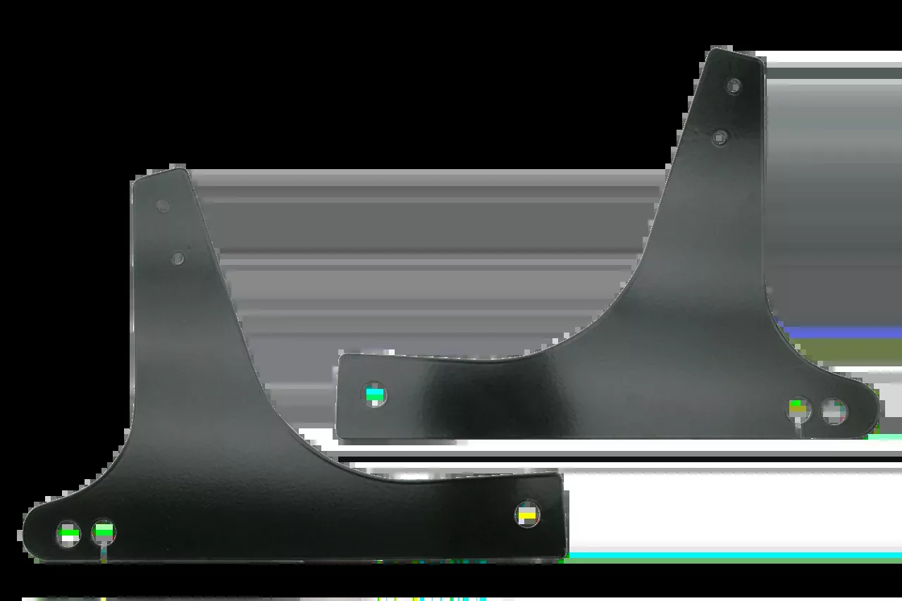 Black Sissy Bar Side Plates Dyna For Harley-Davidson