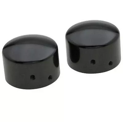 Black Wheel Axle Caps for Harley-Davidson