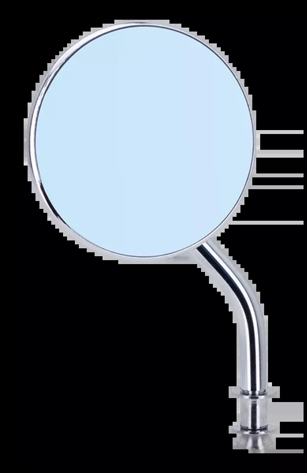 Blue "Retro Blues" Rearview Mirrors for Harley-Davidson