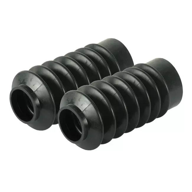 Bobber Boots Black, 39mm Tubes For Harley-Davidson