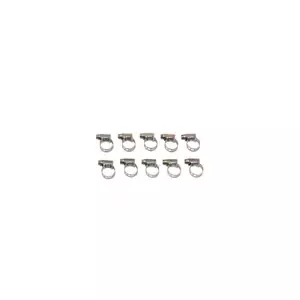 BrazolinePack of 10 openwork metal clamps