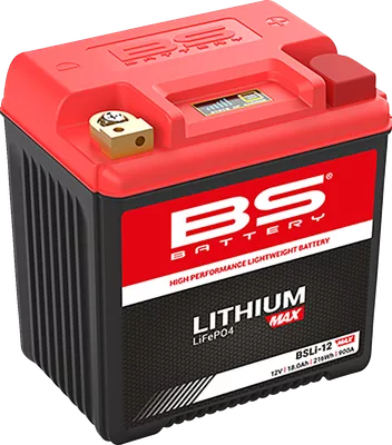 BS BATTERY Lithium Max LiFePO4 Battery, BSLi-12 Max for Harley-Davidson Touring FLH FLT - 360117