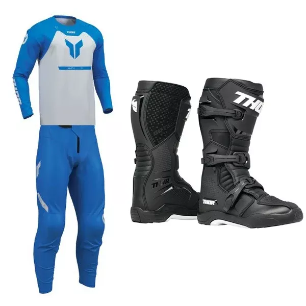 BTO Sports - Ridemode Blue (Jersey, Pant, Boot Combo)