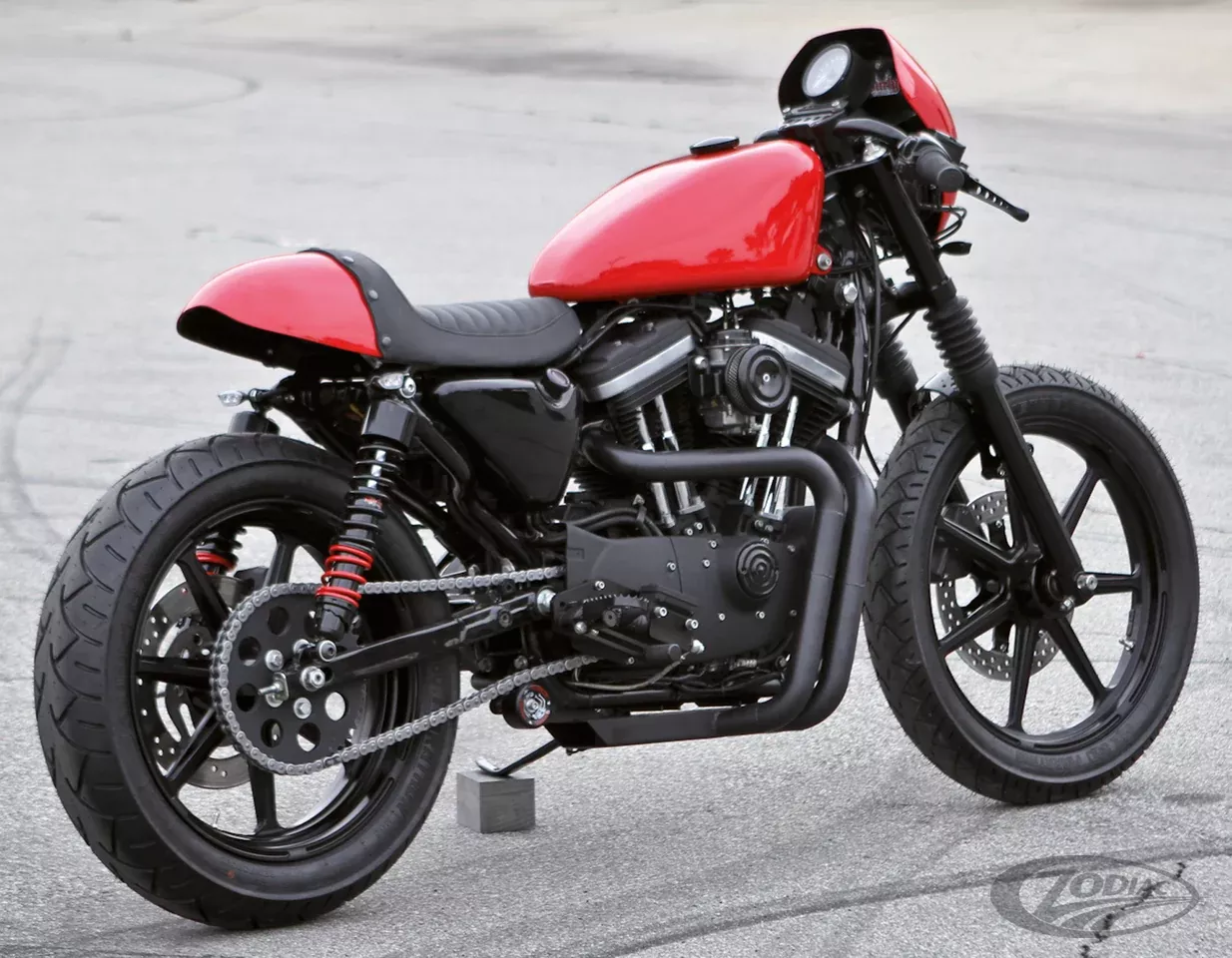 Burly Cafe Tail Section XL86-03 Paintable For Harley-Davidson