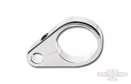 Cable Clamp for Clutch Cable and 1 3/8" Diameter Tube Chrome Plated