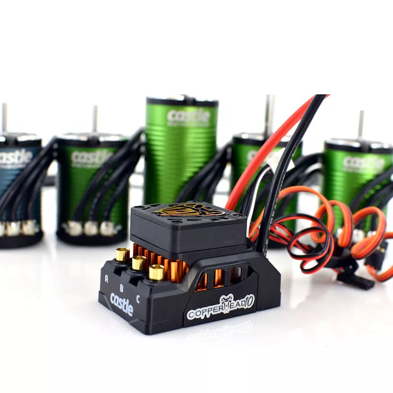 Castle 1/10 Copperhead 1406-1900Kv Sensored Brushless ESC/Motor Combo - CSE10016605