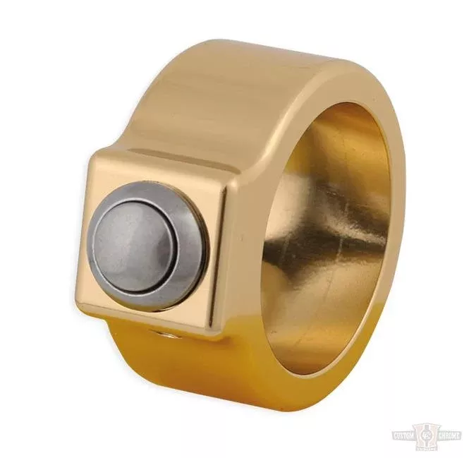 CCE, Switch Housing Kit, 1" Diameter Handlebar, Single Button, Billet Aluminum, Bronze For Harley-Davidson