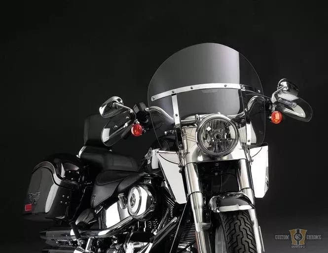 Chopped Windshield Light Smoke for Harley-Davidson