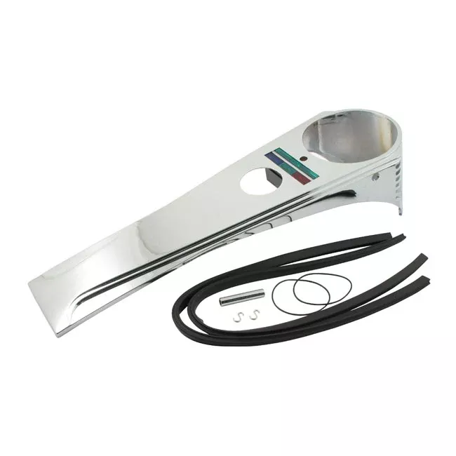 Chrome Air Glide Dash, Full Length for Harley-Davidson