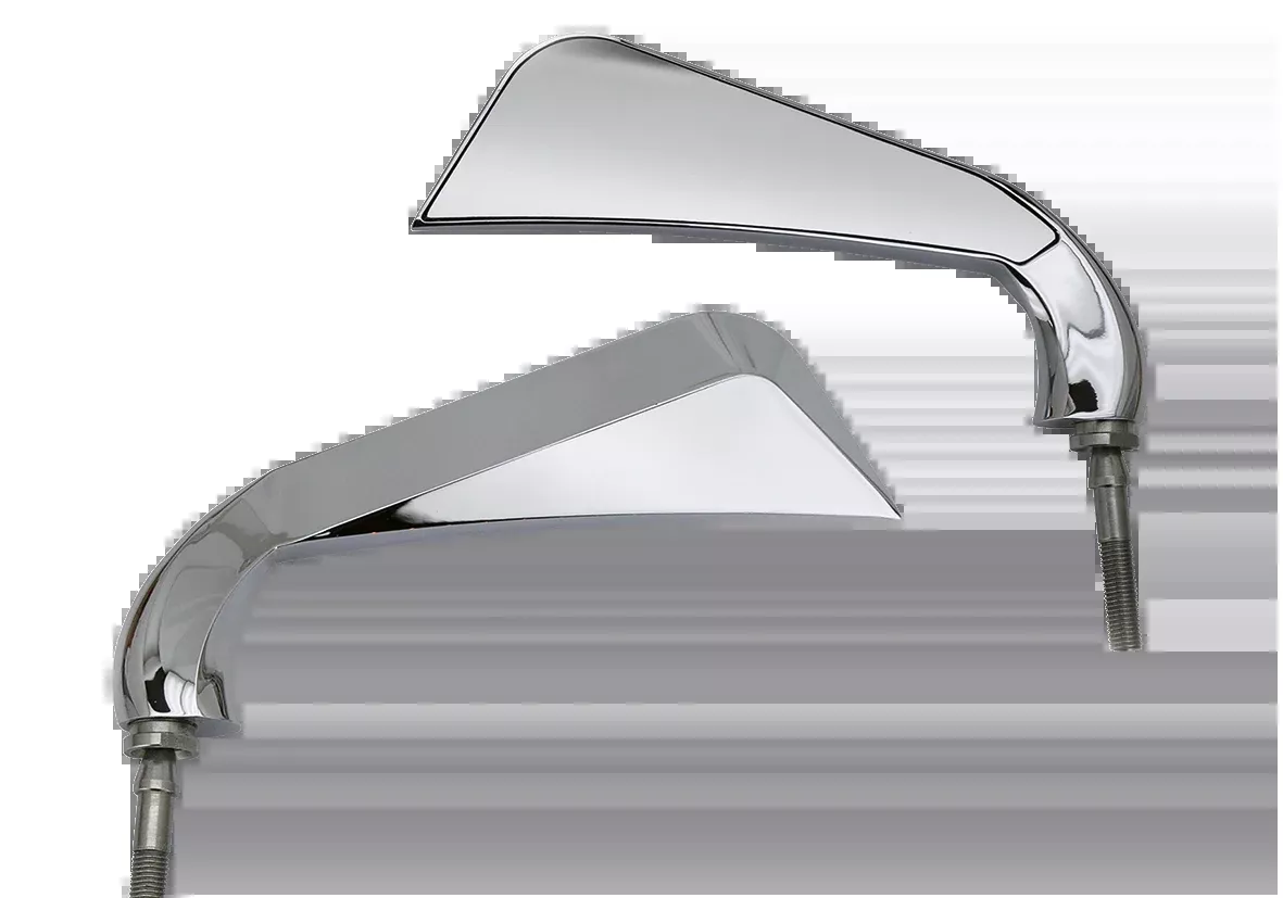 Chrome Avenger Mirrors For Harley Davidson