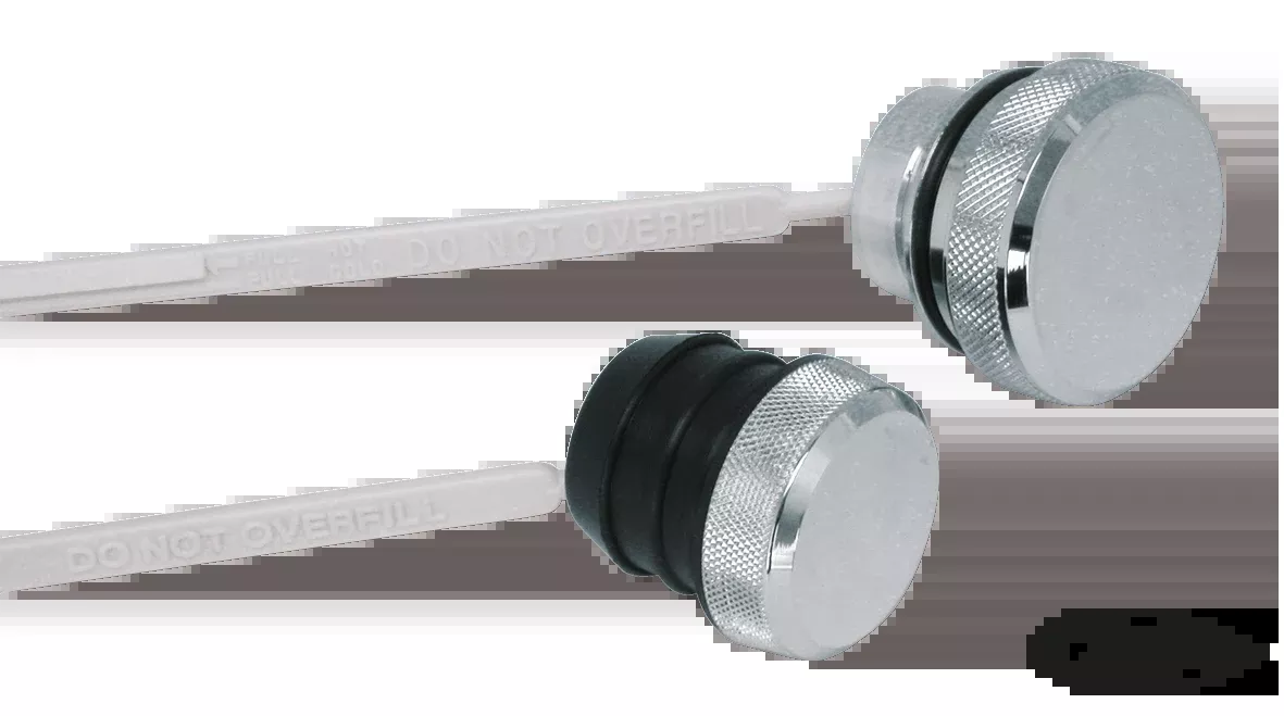Chrome Cap with Oil Tank Gauge for Harley-Davidson