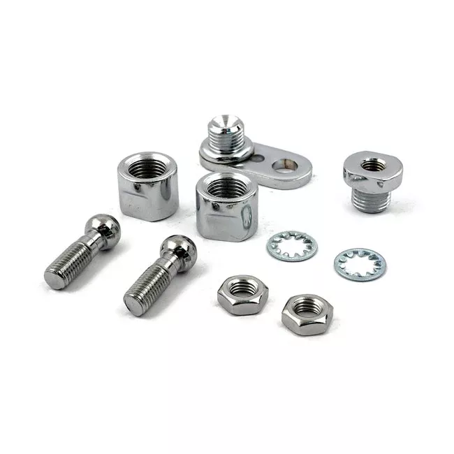Chrome Front Turn Signal Brackets with Ball for Harley-Davidson