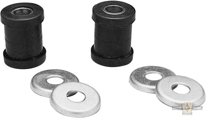 Chrome Handlebar Damper Kit for Harley-Davidson