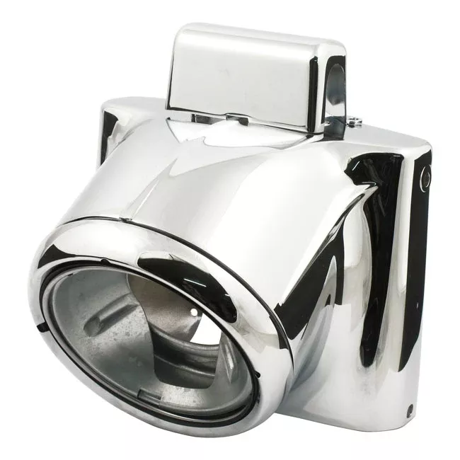 Chrome Headlight Housing Cargo Train 7" For Harley-Davidson Softail 1986-2017