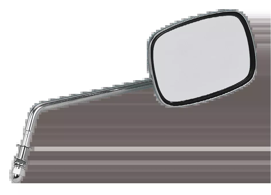 Chrome Long Arm Right Rearview Mirror for Harley Davidson