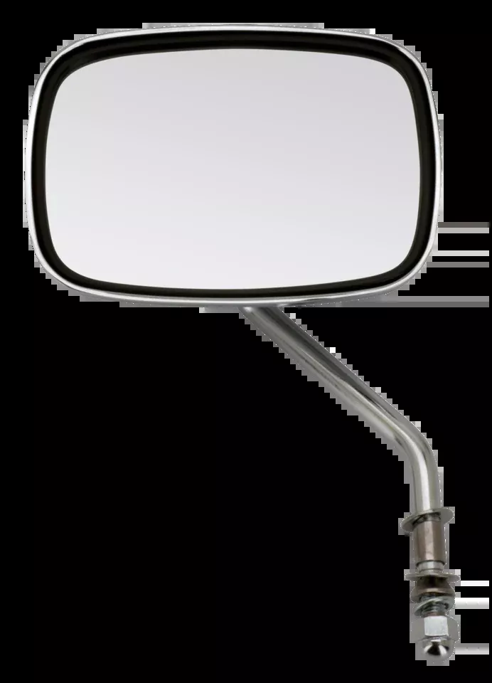 Chrome Rearview Mirror Short Arm Left For Harley Davidson