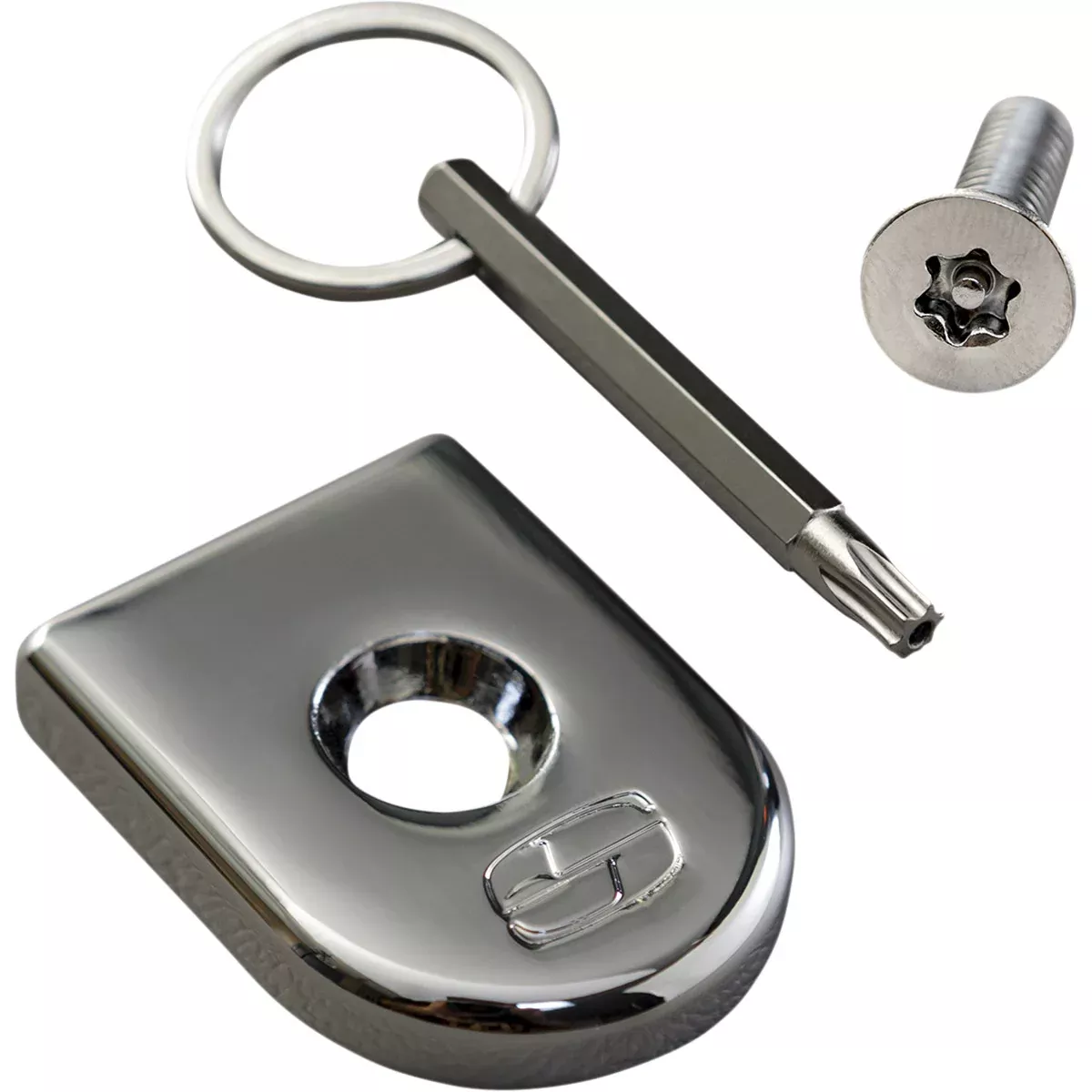 Chrome Seat Security Screw for Harley-Davidson
