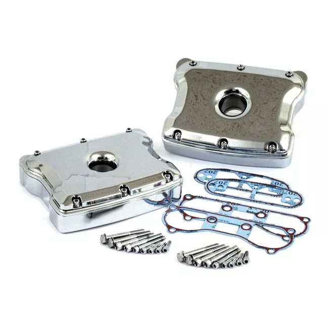 Chrome Twin Cam Style Rocker Boxes for Evo for Harley-Davidson