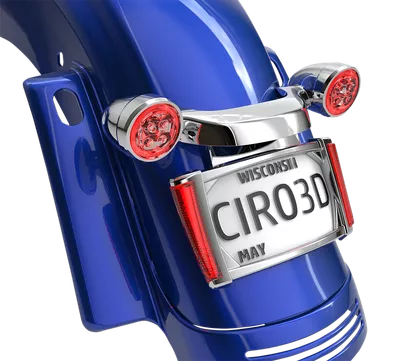 CIRO License Plate Frame - Chrome - Red 40300