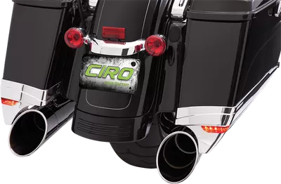 CIRO Saddlebag Extensions - FLHT '97-'13 - Chrome 40100
