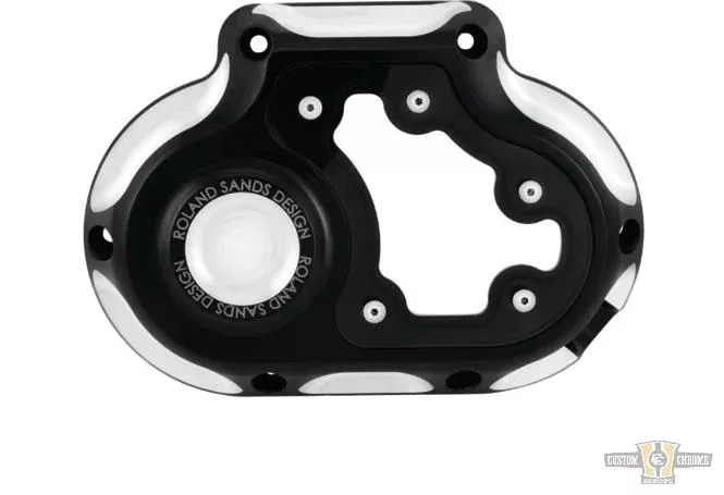 Clarity Transmission Side Cover Contrast Cut For Harley-Davidson