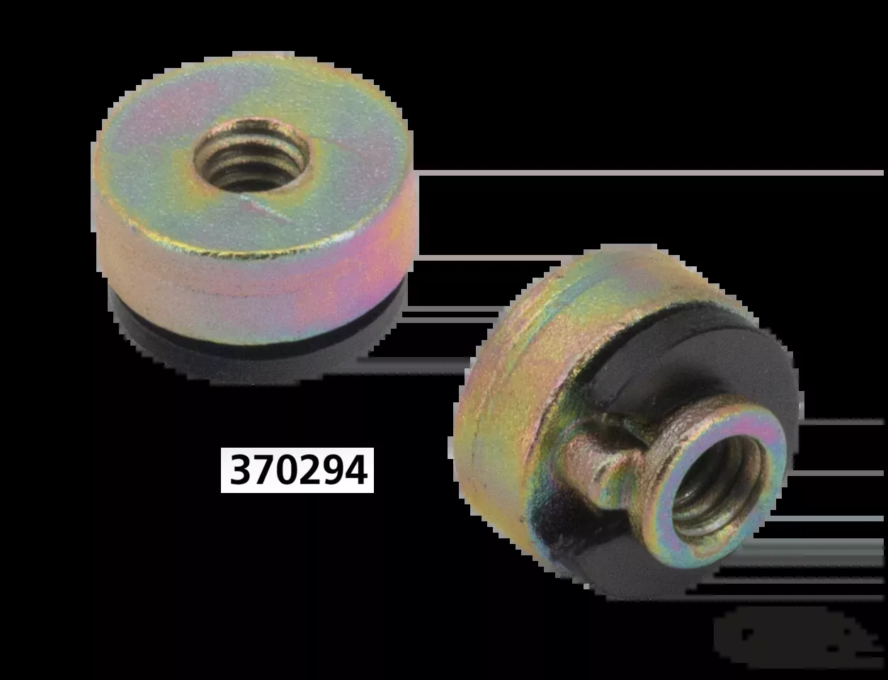 Clip-on Fender Nut for Harley-Davidson