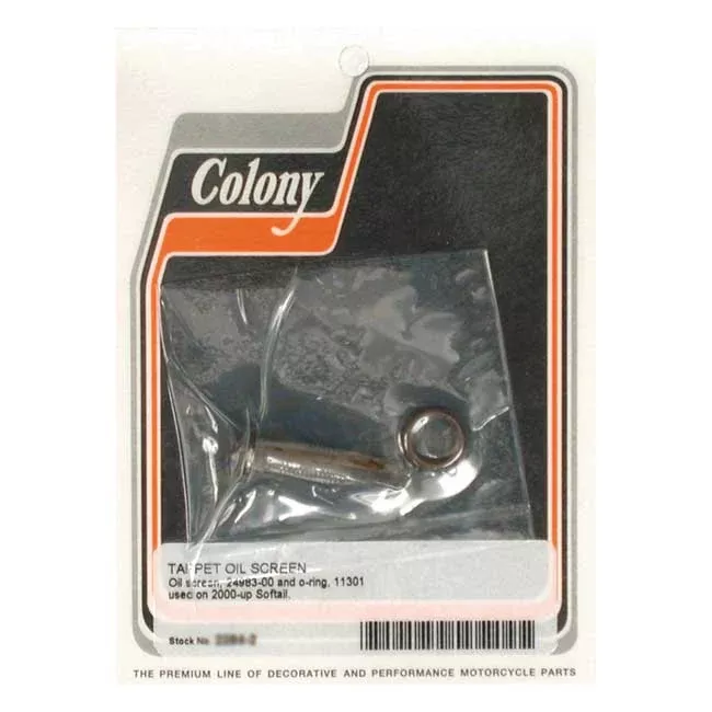 Colony, Oil Screen Kit For Harley Davidson