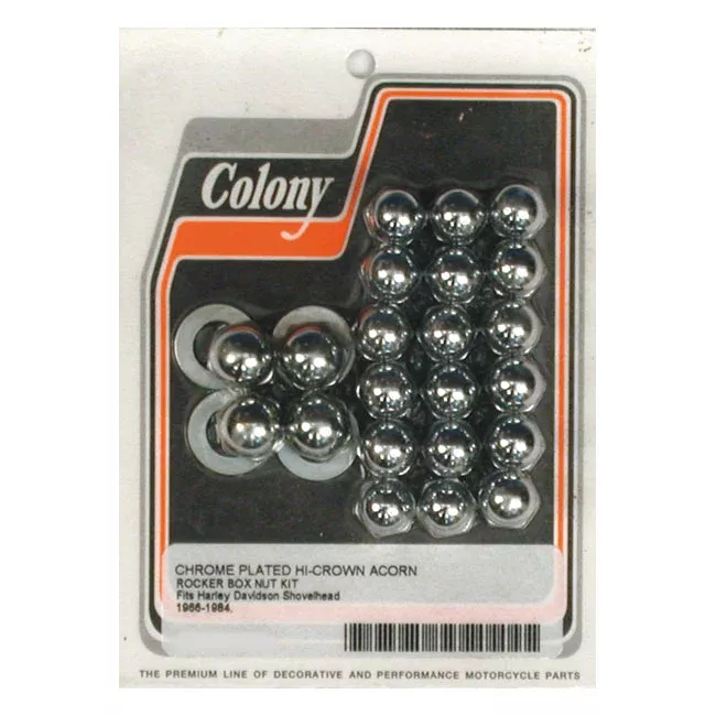 Colony Rocker Box Nut Kit, Bellota for Harley-Davidson