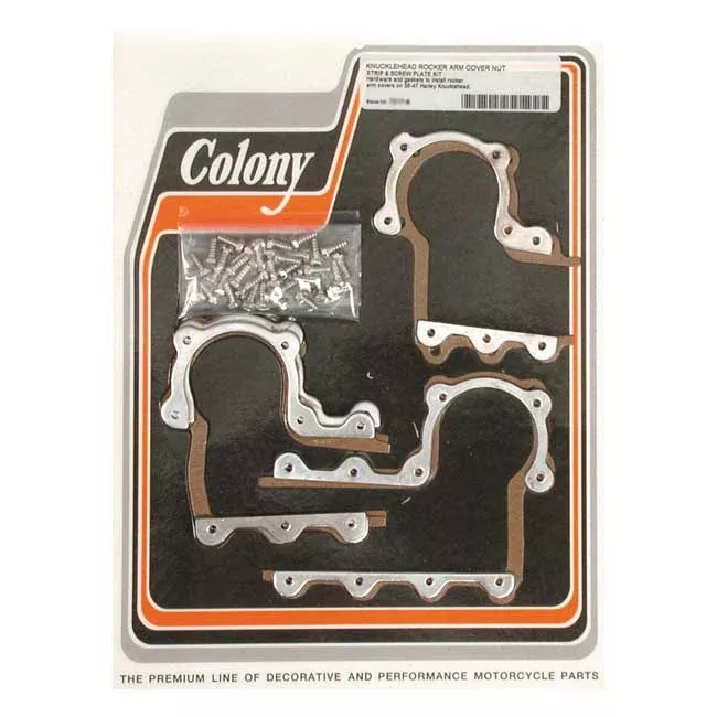 Colony Rocker Cover Nut Strip Kit for Harley-Davidson