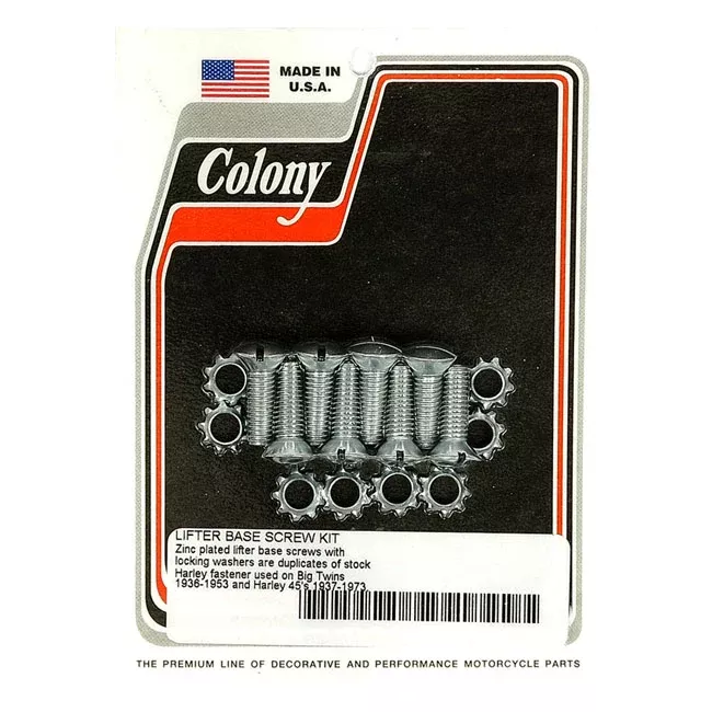 Colony Tappet Block Mount Kit, OEM Style For Harley-Davidson